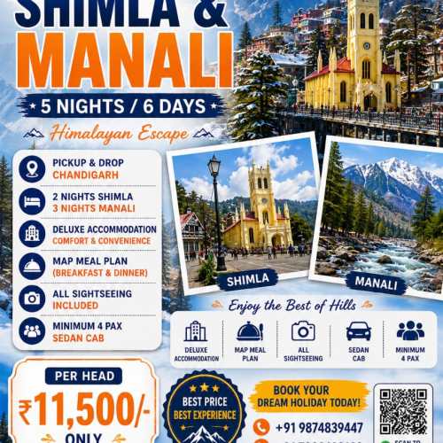 Shimla & Manali Travel Package